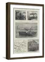 The Great Disaster on the Thames-null-Framed Giclee Print