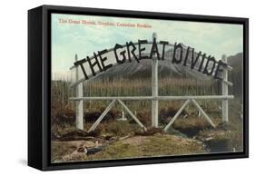 The Great Divide, Stephen-null-Framed Stretched Canvas