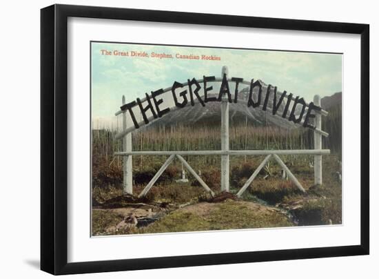 The Great Divide, Stephen-null-Framed Art Print