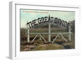 The Great Divide, Stephen-null-Framed Art Print