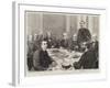 The Great Dock Strikes, Conciliation Conference at the Mansion House-null-Framed Giclee Print