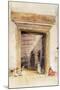 The Great Doorway of the Mosque of Santa Sophia, Constantinople-John Frederick Lewis-Mounted Giclee Print