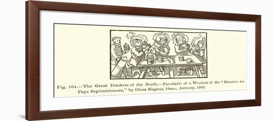 The Great Drinkers of the North-null-Framed Giclee Print