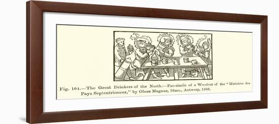 The Great Drinkers of the North-null-Framed Giclee Print