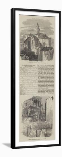 The Great Earthquake at Naples-null-Framed Giclee Print