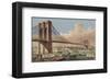 The Great East River Suspension Bridge, 1877-null-Framed Giclee Print