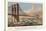 The Great East River Suspension Bridge, 1877-Vintage Reproduction-Stretched Canvas