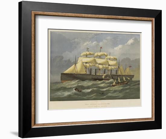 The Great Eastern, Afloat-Edwin Weedon-Framed Giclee Print