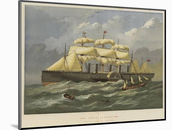 The Great Eastern, Afloat-Edwin Weedon-Mounted Giclee Print