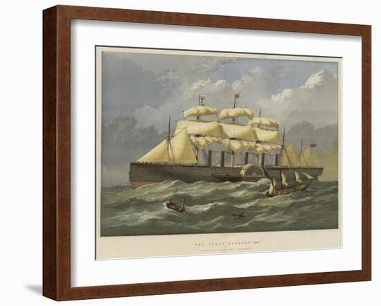 The Great Eastern, Afloat-Edwin Weedon-Framed Giclee Print