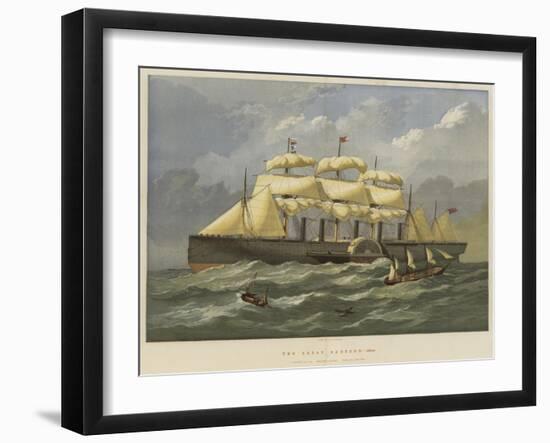 The Great Eastern, Afloat-Edwin Weedon-Framed Giclee Print