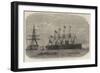 The Great Eastern Leaving Sheerness with the Atlantic Telegraph Cable on Board-Edwin Weedon-Framed Giclee Print