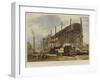 The Great Eastern on the Stocks, Stern View-John Wilson Carmichael-Framed Giclee Print