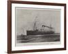 The Great Eastern Railway Company's New Steamer, Dresden-null-Framed Giclee Print