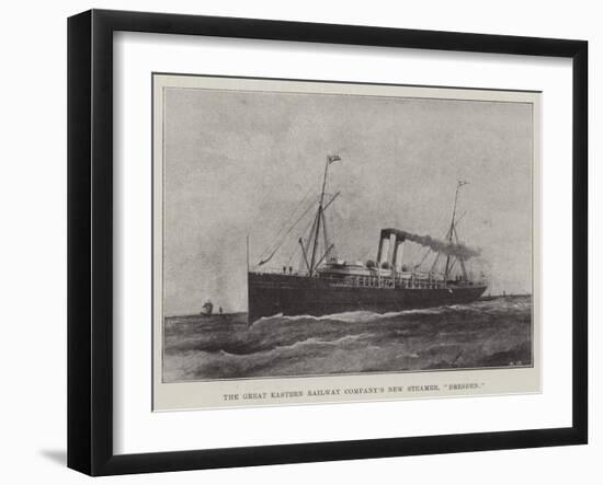 The Great Eastern Railway Company's New Steamer, Dresden-null-Framed Giclee Print