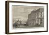 The Great Eastern Railway Terminus and Hotel at Harwich-null-Framed Giclee Print