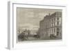 The Great Eastern Railway Terminus and Hotel at Harwich-null-Framed Giclee Print