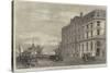 The Great Eastern Railway Terminus and Hotel at Harwich-null-Stretched Canvas