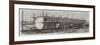 The Great Eastern Steam-Ship Building on the Stocks, Millwall, 22,500 Tons Burden-Edwin Weedon-Framed Giclee Print