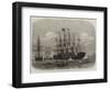 The Great Eastern Steam-Ship Leaving Sheerness with the French Atlantic Cable-Edwin Weedon-Framed Giclee Print