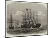 The Great Eastern Steam-Ship Leaving Sheerness with the French Atlantic Cable-Edwin Weedon-Mounted Giclee Print