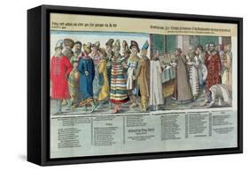 The Great Embassy of Ivan Iv-Jost Amman-Framed Stretched Canvas