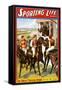 The Great English Derby. before the Start.-Strobridge Lithograph Co-Framed Stretched Canvas