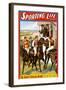 The Great English Derby. before the Start.-Strobridge Lithograph Co-Framed Art Print