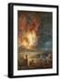 The Great Eruption of Mt. Vesuvius-Louis Jean Desprez-Framed Giclee Print