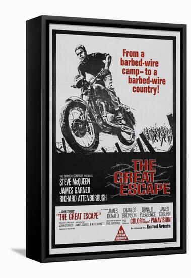 The Great Escape, 1963, Directed by John Sturges-null-Framed Stretched Canvas