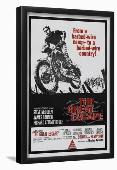 The Great Escape, 1963, Directed by John Sturges-null-Framed Poster