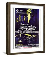 The Great Escape, (AKA La Grande Fuga), Italian Poster Art, 1963-null-Framed Art Print