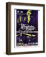 The Great Escape, (AKA La Grande Fuga), Italian Poster Art, 1963-null-Framed Art Print