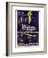 The Great Escape, (AKA La Grande Fuga), Italian Poster Art, 1963-null-Framed Art Print