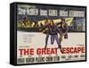 The Great Escape, UK Movie Poster, 1963-null-Framed Stretched Canvas