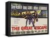 The Great Escape, UK Movie Poster, 1963-null-Framed Stretched Canvas