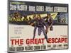 The Great Escape, UK Movie Poster, 1963-null-Mounted Art Print