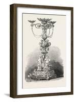 The Great Exhibition: Centre-Piece, in Bronze-null-Framed Giclee Print