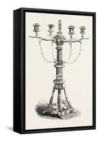 The Great Exhibition: Horn Candlestick-null-Framed Stretched Canvas