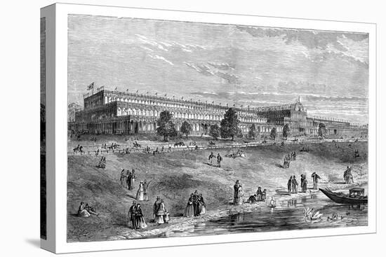 The Great Exhibition, Hyde Park, London, C1851, (1888)-null-Stretched Canvas