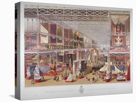 The Great Exhibition, Hyde Park, Westminster, London, 1851-William Simpson-Stretched Canvas