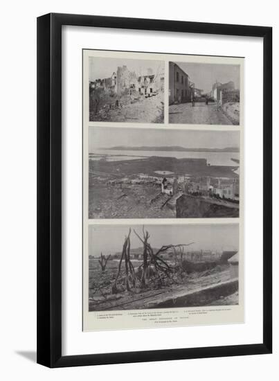 The Great Explosion at Toulon-null-Framed Giclee Print