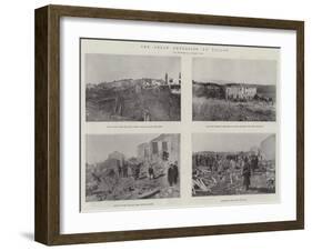 The Great Explosion at Toulon-null-Framed Giclee Print