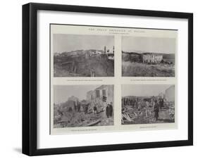 The Great Explosion at Toulon-null-Framed Giclee Print