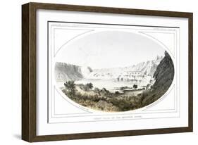 The Great Falls of the Missouri Located in Present Day Great Falls, Montana-Gustav Sohon-Framed Giclee Print