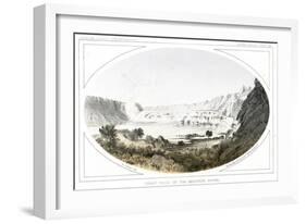 The Great Falls of the Missouri Located in Present Day Great Falls, Montana-Gustav Sohon-Framed Giclee Print