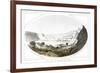 The Great Falls of the Missouri Located in Present Day Great Falls, Montana-Gustav Sohon-Framed Giclee Print