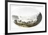 The Great Falls of the Missouri Located in Present Day Great Falls, Montana-Gustav Sohon-Framed Giclee Print