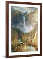 The Great Falls of the Reichenbach, 1804-J. M. W. Turner-Framed Giclee Print