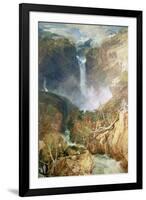 The Great Falls of the Reichenbach, 1804-J. M. W. Turner-Framed Giclee Print